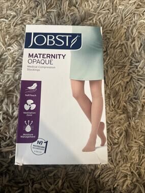 Jobst Maternity Compression Stockings Navy 15-20mmHg Small